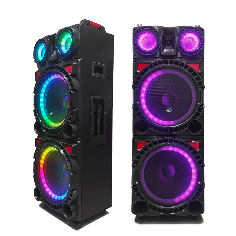 MT-1598 последние DJ динамик двойной 15 дюймов динамик большой 120W наушники-вкладыши TWS с НЧ-динамик с двойной беспроводной микрофон