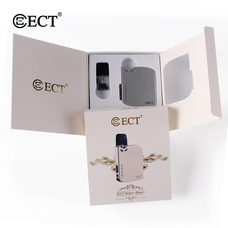Новый дизайн ECT Robin Регулируемое напряжение 1,3/1.4ohm 420mAh mods kit