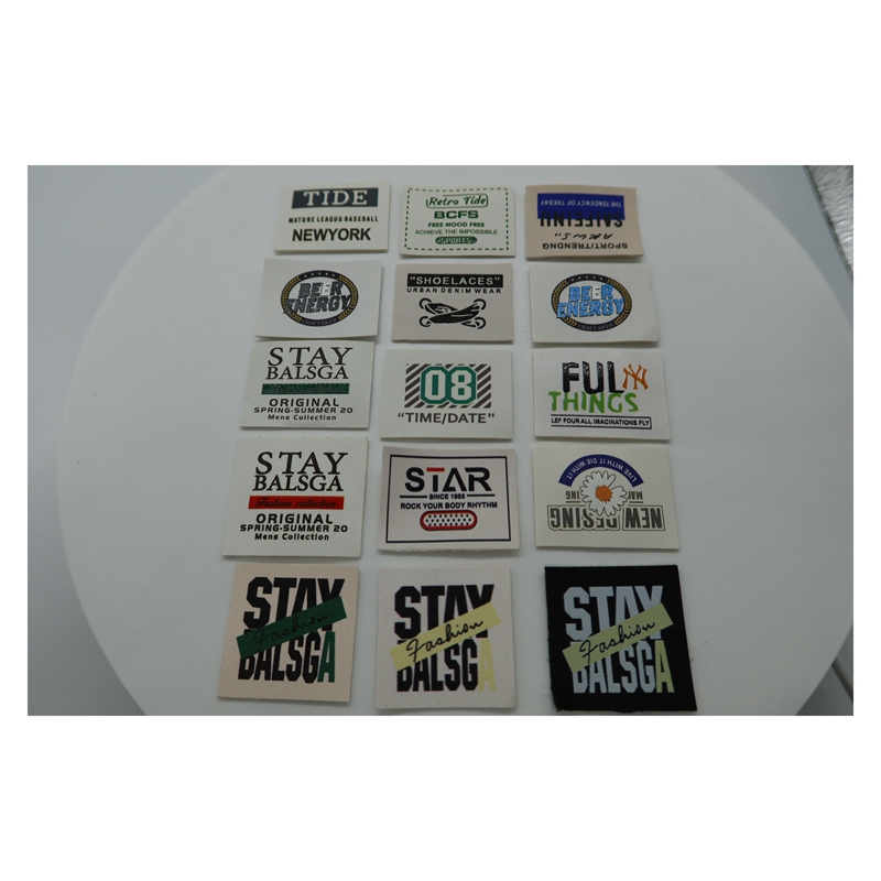 New Promotion Various Shape Embroidered Logo Custom Clothing Gift Tags Shoe labels