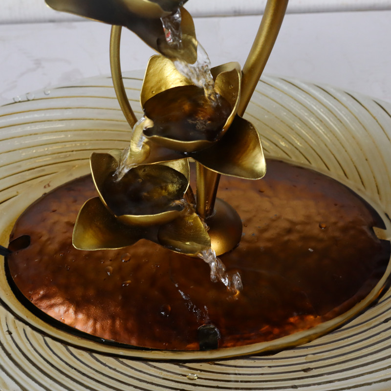 Liffy Wholesale Flower Water Fountain Tabletop Decor Indoor Home Decor