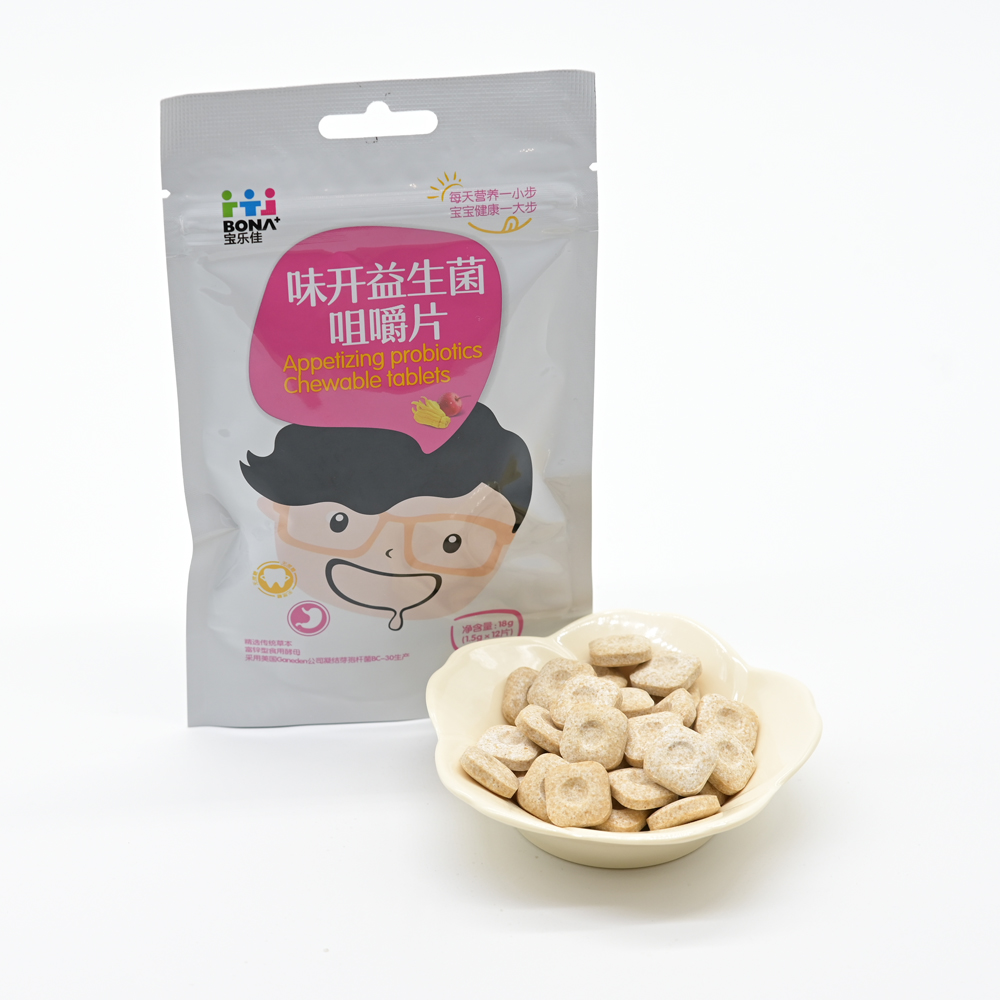 Sugar Snack Improve Intestinal Stomach Digestion Health Appetizer Probiotics Chewable Tablets