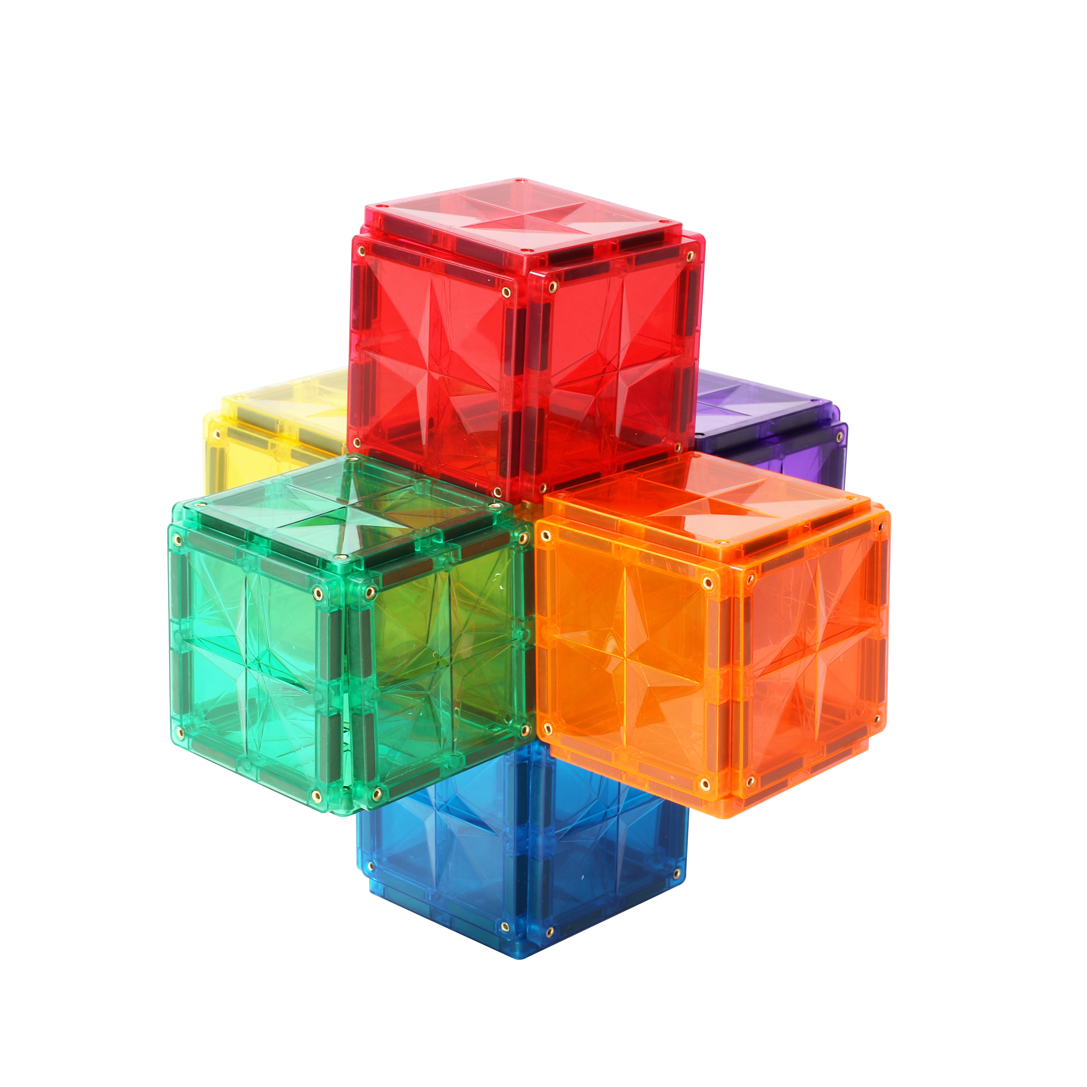 2021 puzzle game MNTL T01 36pcs star shape plastic ABS building bricks building blocks toys magnetic blocks educational toys