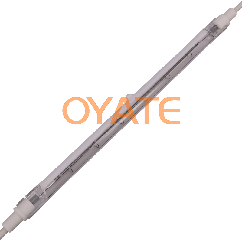 1000W customized high temperature quartz tube ceramic infrared heating lamp