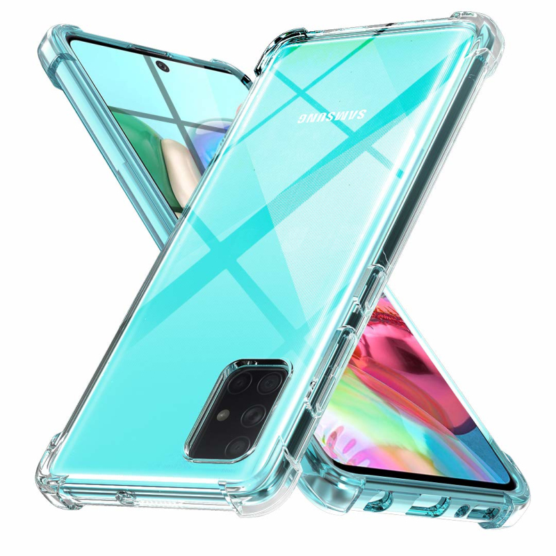 Силиконовый мягкий прозрачный противоударный чехол для телефона samsung Galaxy A82 A03S A72 A52 A02S A42 A21S A31 A41 A71 A51 A20e F52