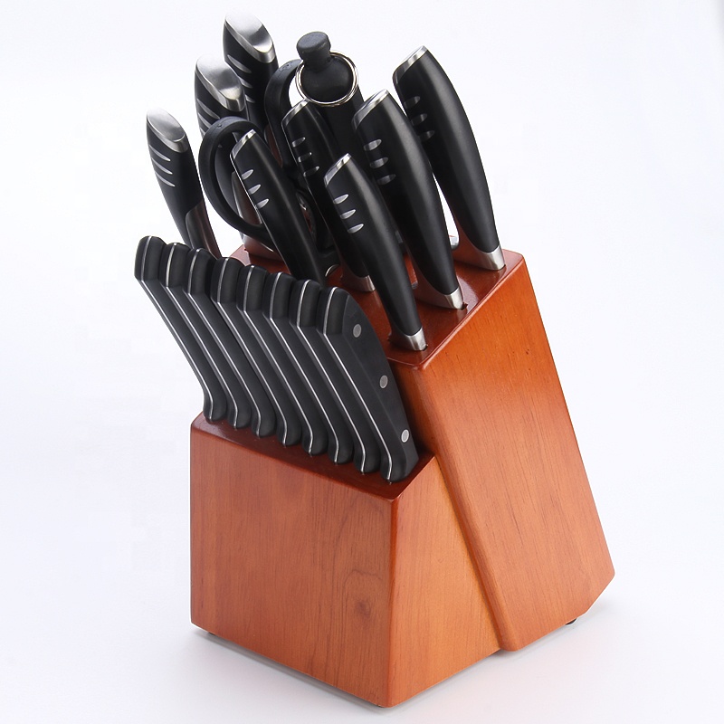 Stainless steel design knifes set kitchen tools japanese knife kitchen knife set with wooden block