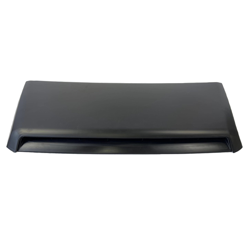 Sticker Gloss Black White ABS Scoop Hood fit for Toyota Tundra 2014 - 2020, Hood Cover, Light Strip