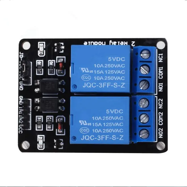 2 Channel Relay Module with light low level trigger optical coupling 5V R3
