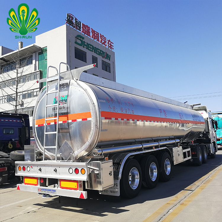 Single compartment 3 Axles 42000 liter Carbon Steel Oil Tanker Fuel Tanker price Semi Trailer