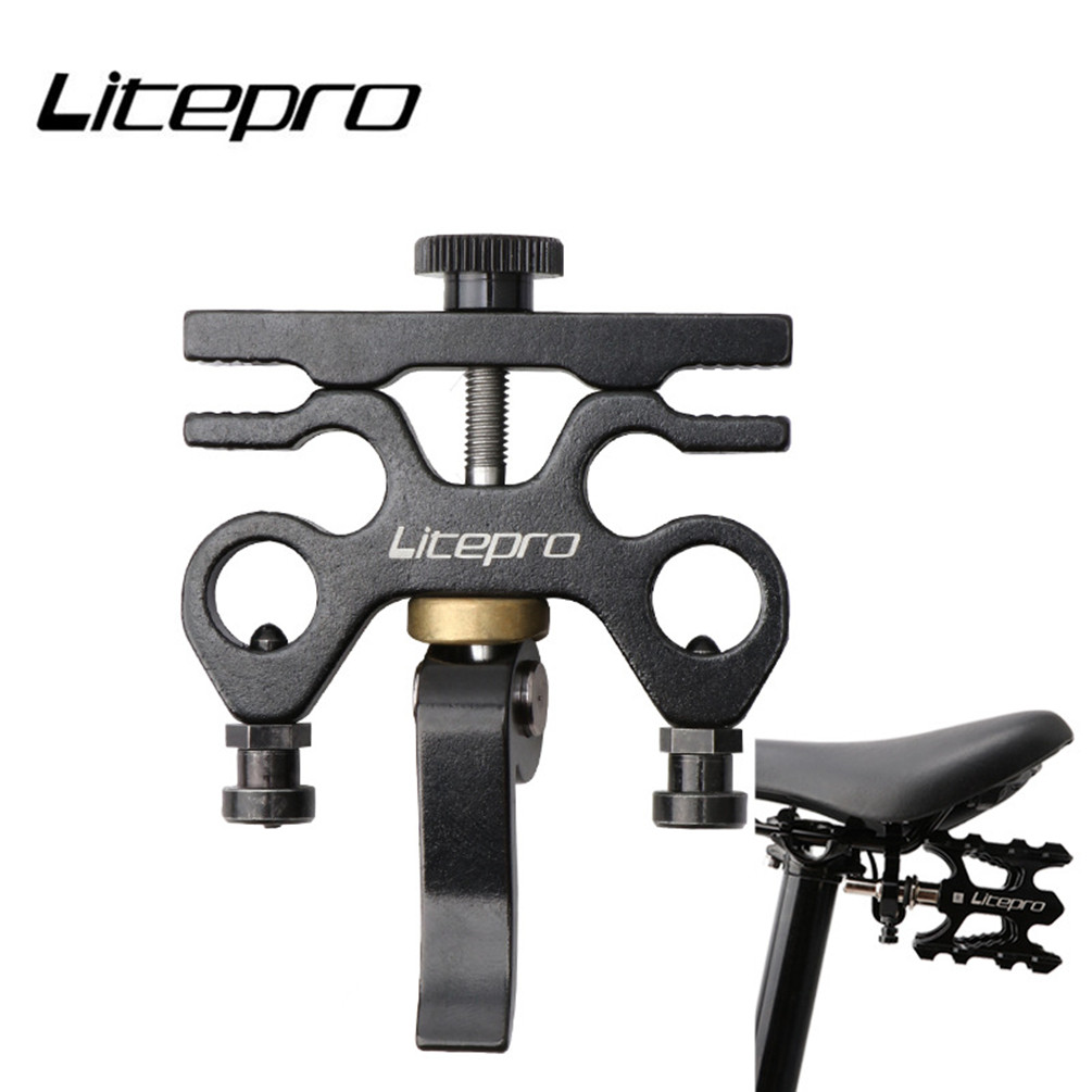 Litepro Складная велосипедная педаль быстросъемное устройство для велосипеда Бромптона алюминиевый сплав QR педаль с застежкой