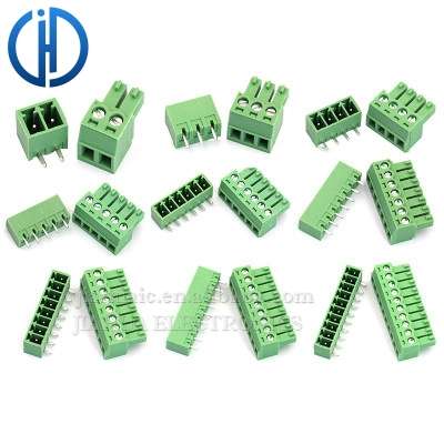 KF2EDG 81 мм прямой контактный разъем pcb штекер 2 3 4 5 6 7 8 16P