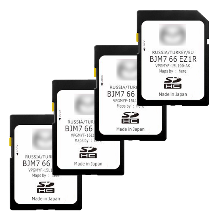 100% карта памяти SD для навигатора Mazda EZ1R Navi GPS
