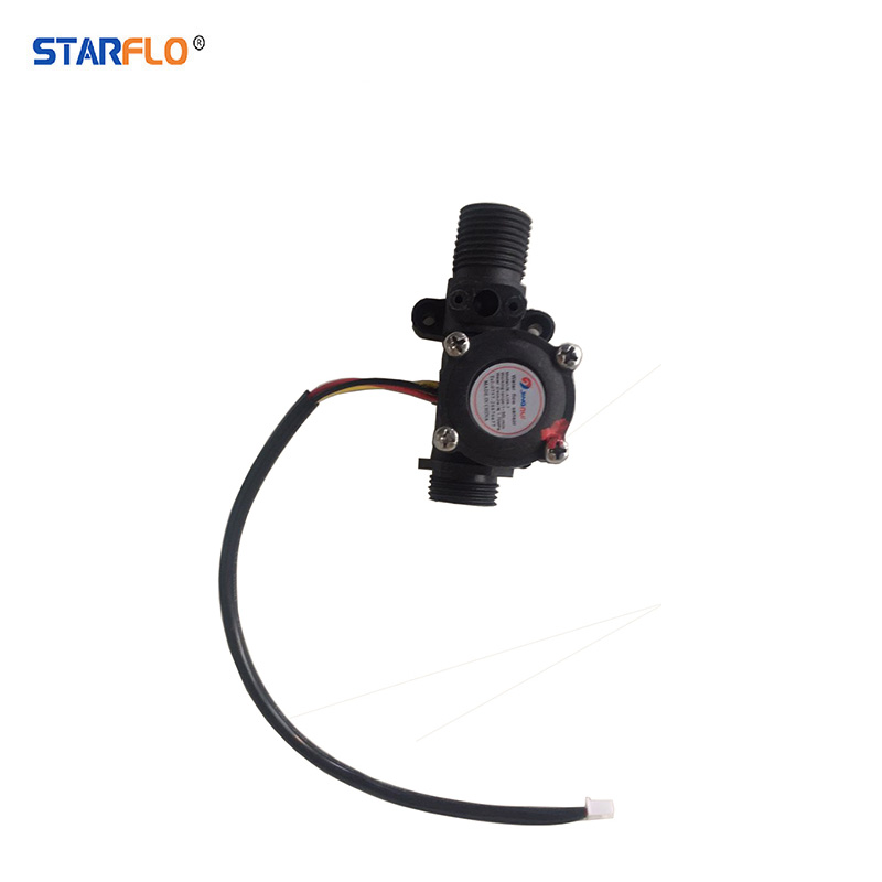 STARFLO 1/2 inch Liquid Flow Measurement Turbine Water Flow Meter Sensor