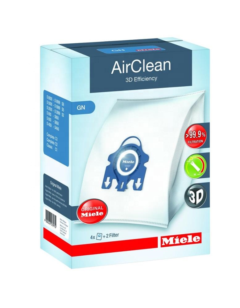 Горячая распродажа! Miele GN AirClean 3D Эффективность Мешка Для Пыли для Miele пылесос, milele сумки, белый Miele мешки для пылесоса