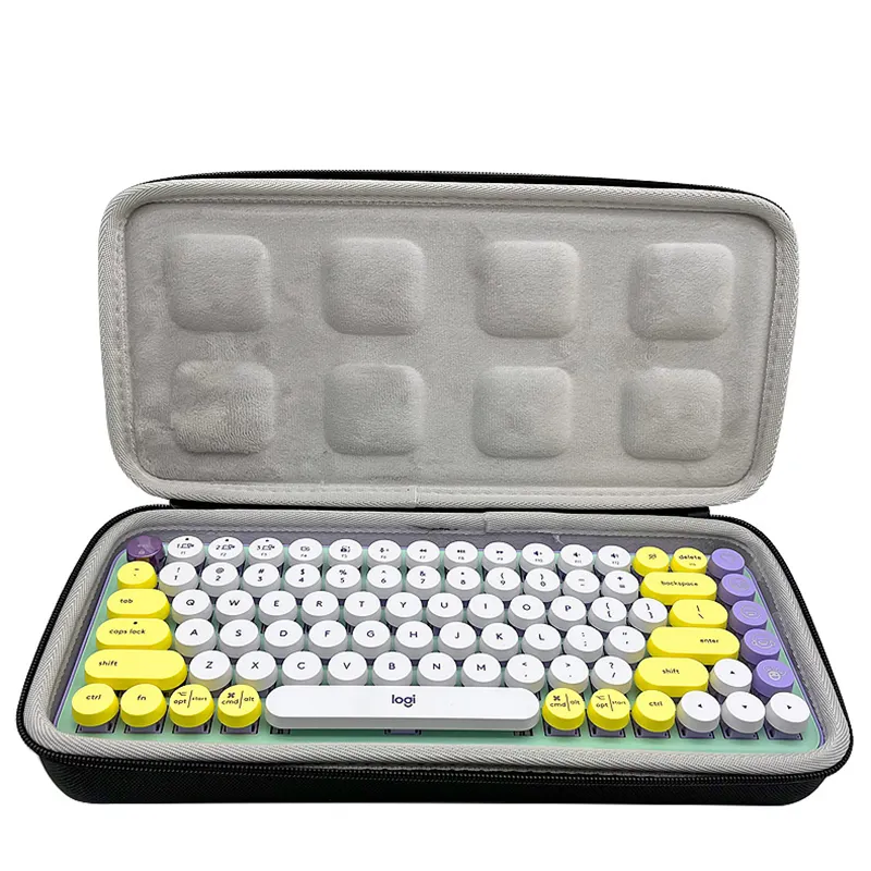 Protective Creative Custom Logo Eva Keyboard Carrying Case Bag Hard Shell Waterproof Hard Mechanical Keyboard Carrying Case Bag