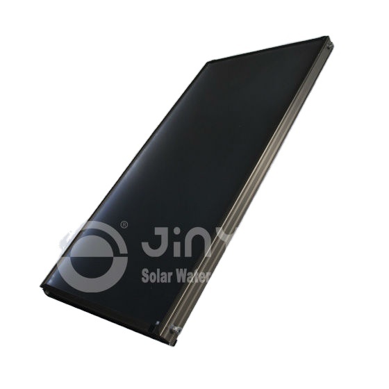 2024 Low Price High Efficiency Blue Titanium Flat Plate Solar Thermal Panel On Roof Solar Geyser