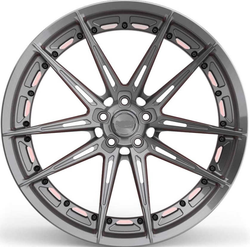 Кованое колесо моноблока 20x10 + 15 & 25 5*114,3 66,1 с черной фурнитурой для infiniti Q50