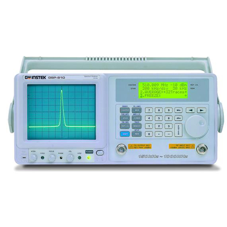Gwinstek GSP-810 150 кГц ~ 1 ГГц анализатор спектра, основные индикаторы производительности, стабильная производительность