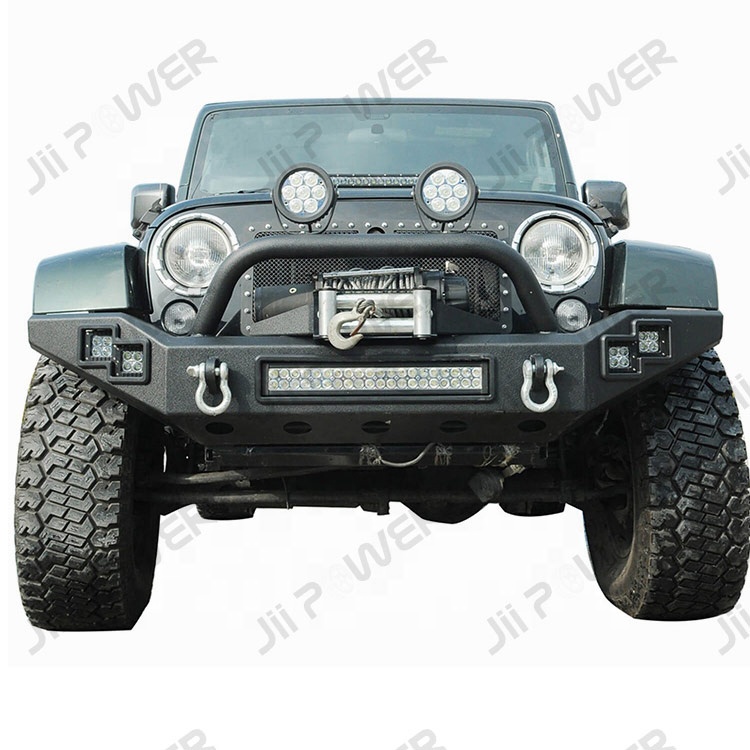 Сверхмощный стальной бампер для Jeep Wrangler JK
