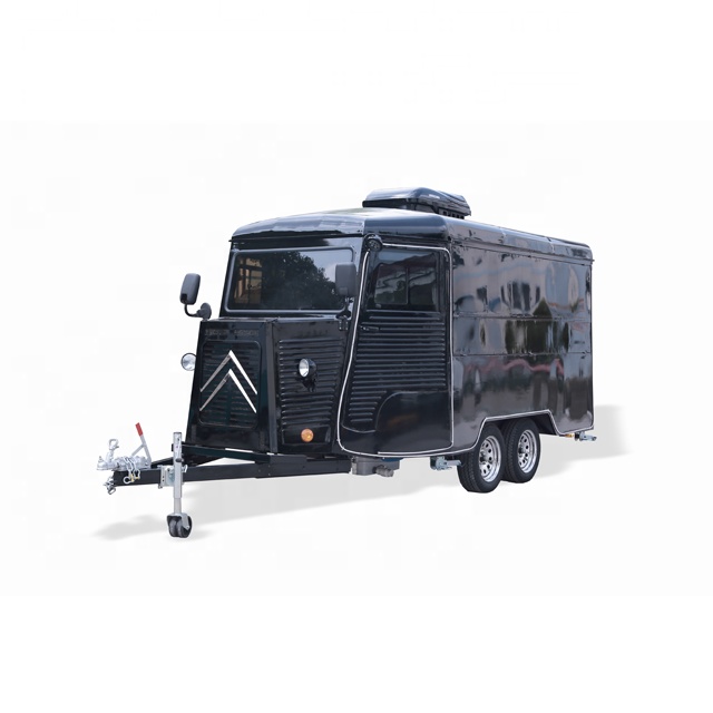 2021 China factory directly exporting food trucks mobile fast food trailer cart