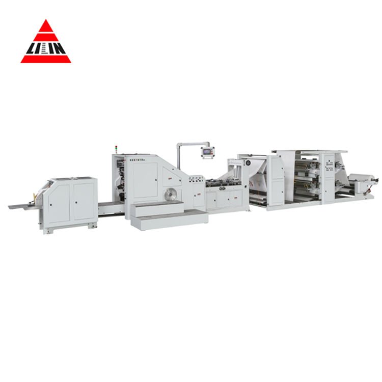 Фабрика Горячие продукты LSB-330XL + LST41400 Чжэцзян полностью автоматизированная машина для производства бумажных пакетов с 4 цветная печать
