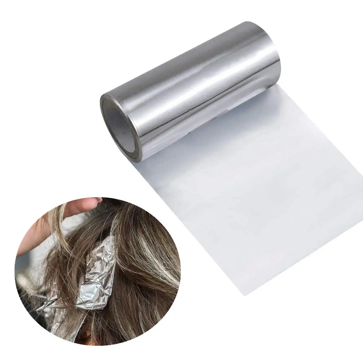 500 pieces per box 12-15um pop up foil for hair color aluminum pop foil sheet foil paper