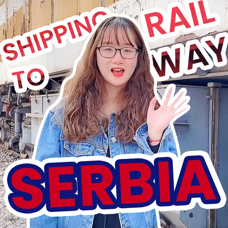 From China to Serbia by shipping agent sea air rail express