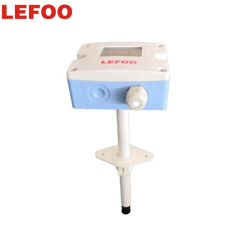 Wind Sensor LEFOO Ducted Type Or Wall Mounted Type Air Velocity Transducer Wind Speed Sensor