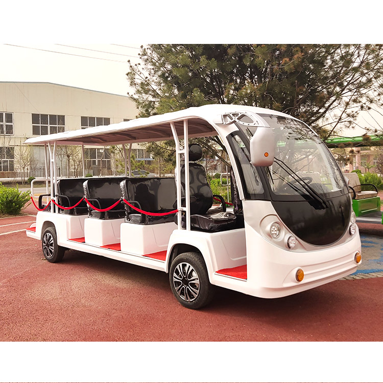 New Product China 14 Passenger Amusement Park Equipment Sightseeing Bus Electric Tourist Car