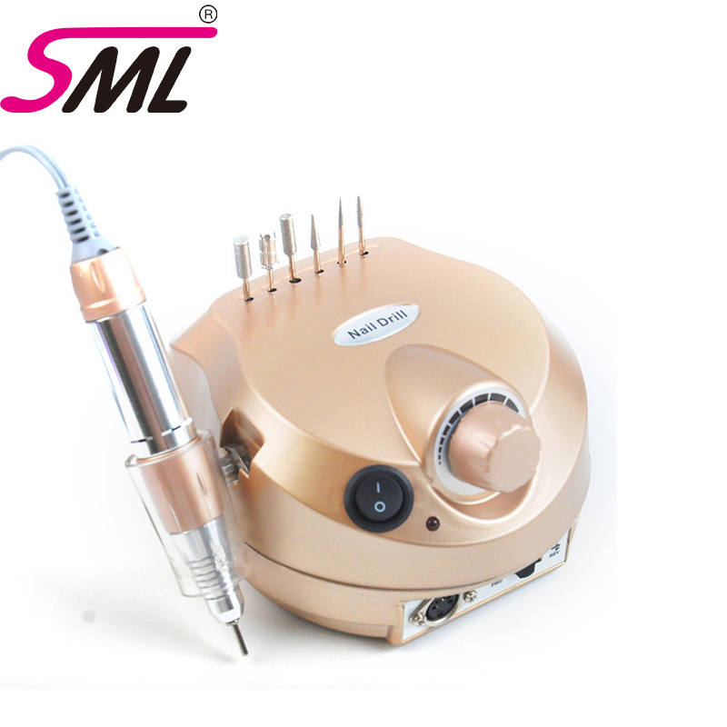 SML Professional motor electric nail drill M202 nail art equipment manicure machine Kit with competitive nail drill price