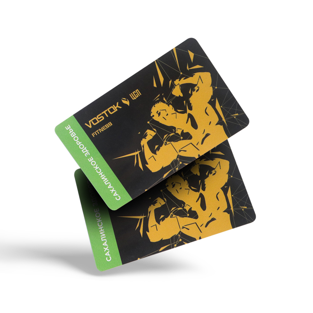 Custom PVC Qr Code Gym membership card plastic Loyalty vip business card