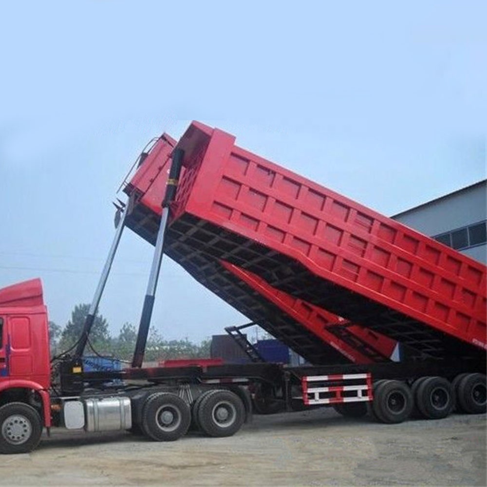 BERKLEY Tri axle 40 кубических метров Самосвал полуприцеп гидравлический задний опрокидной Самосвал полуприцеп на продажу