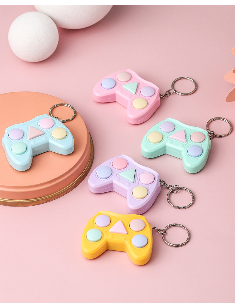 NEW Style Relax Stress Toy Portable Hacaron Handheld Video Game Mini Classic Console Handheld Game Player