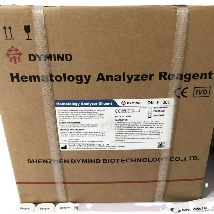 Original Dymind Hematology Reagents for DH76 DH56 DF50 5 Part
