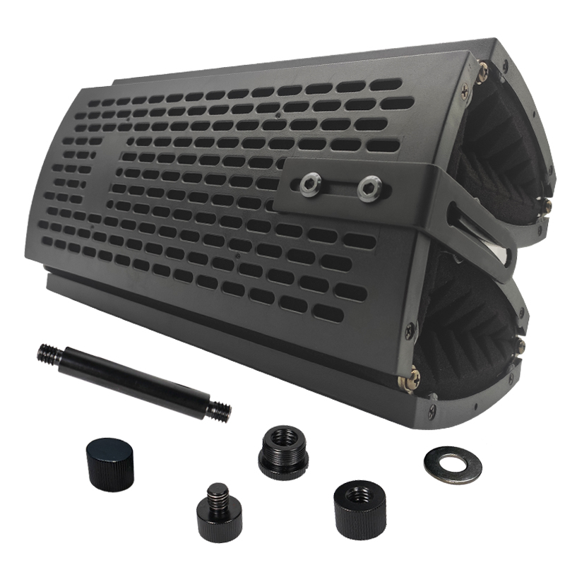 5 doors Microphone Isolation Shield Portable Tabletop Sound Absorbing Foam Reflection Filter Mic Soundproof Shield