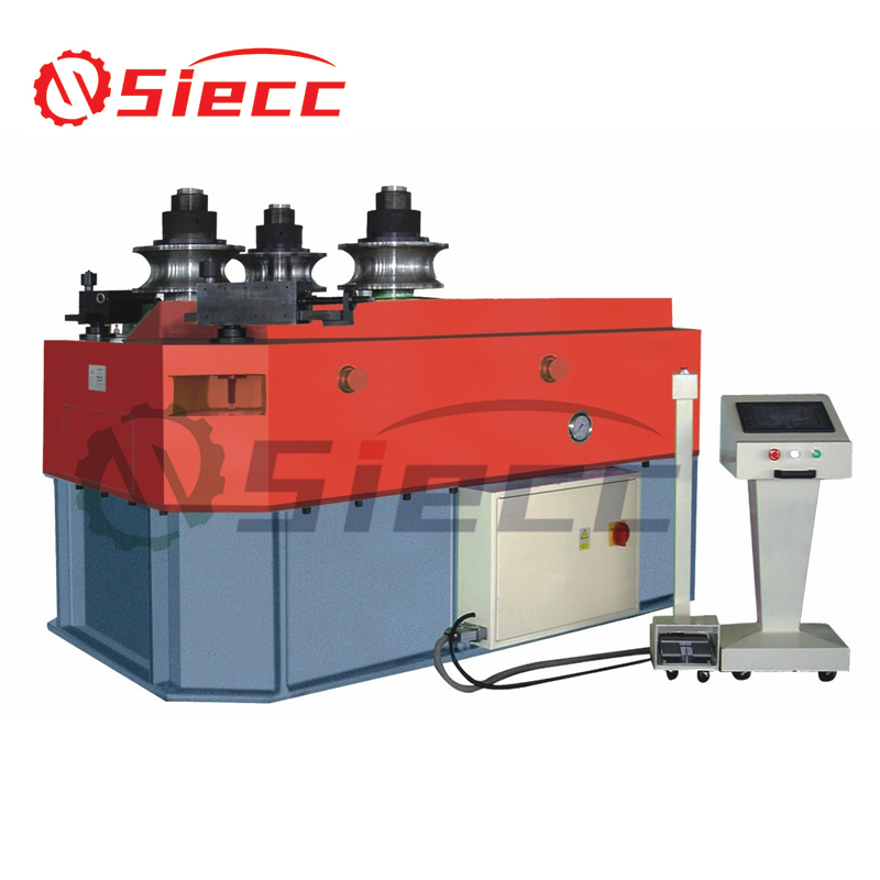 W24S-100 pipe bending machine for angle iron