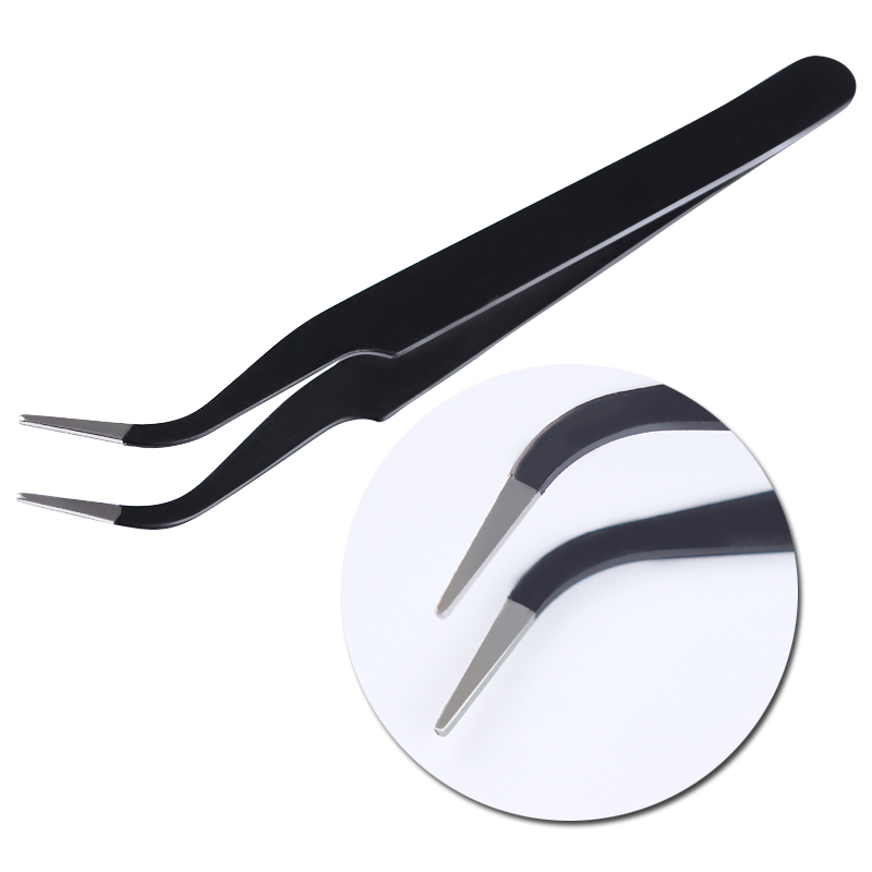 Newest Nail Art Flat Drill Double-head Silicone Point Drill Pen Tweezers Set For 2021 Retail Rrice