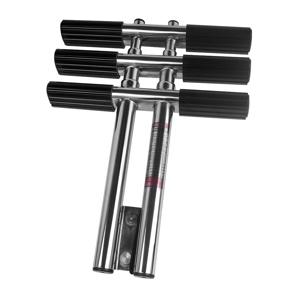 Stainless 316 Vertical Ladder 3 Step Telescoping Ladder Transom Diving Ladder