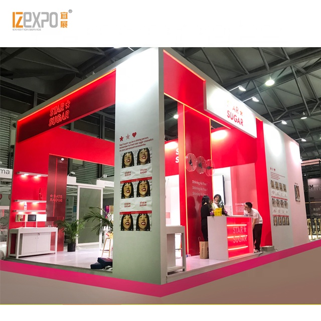 IZEXPO 30 минут простая настройка девушка портативный Экспо дисплей портативный стенд торговая ярмарка