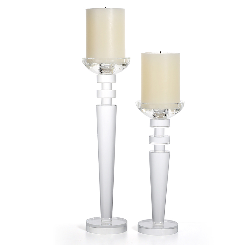 Top selling High Quality Latest Custom Design Small crystal 5 arms floor standing candelabras