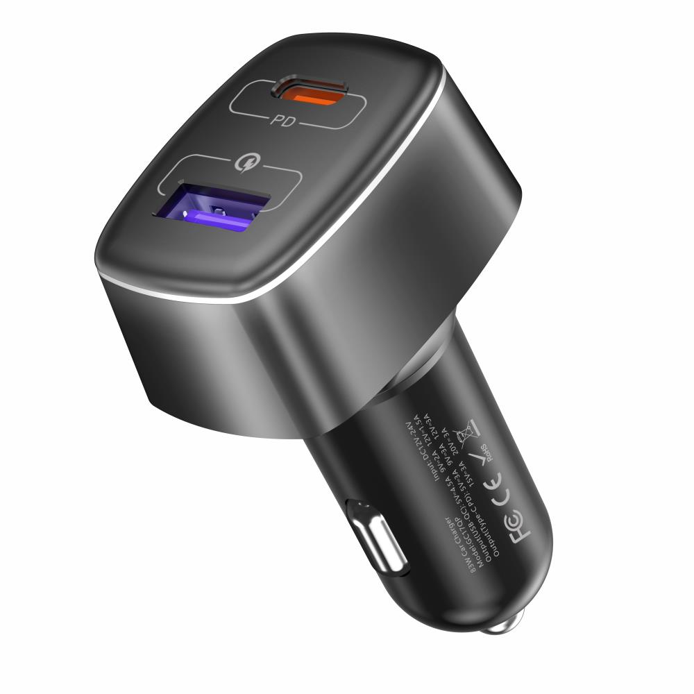 Автомобильное зарядное устройство pd 65 Вт Тип c для ноутбука usb c pps быстрая зарядка автомобильное зарядное устройство для ноутбука