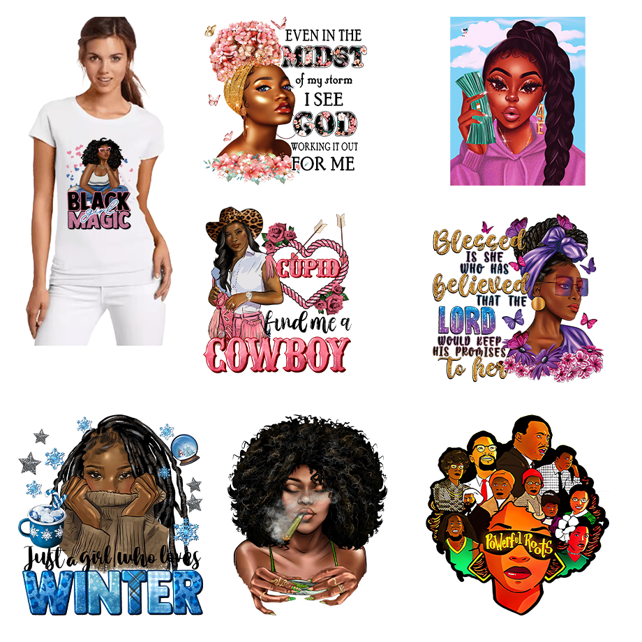 Factory specialized Production Iron on Transfer Transfers for t Shirts Heat Transfer Labels