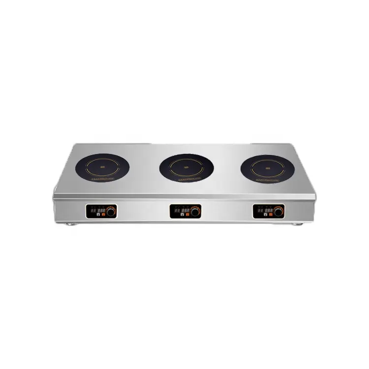 Stainless Steel Three Burner 3500w Induction Cooker manufacturers