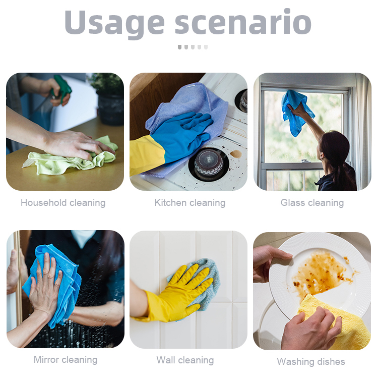 Wholesales Custom Logo design  remover kitchen towels car wash cloth Microfiber Cleaning Cloth