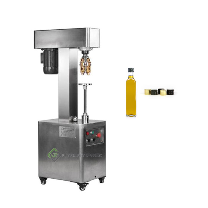 Manual 28mm Aluminum Ropp Cap Capping Machine For Kombucha Bottle