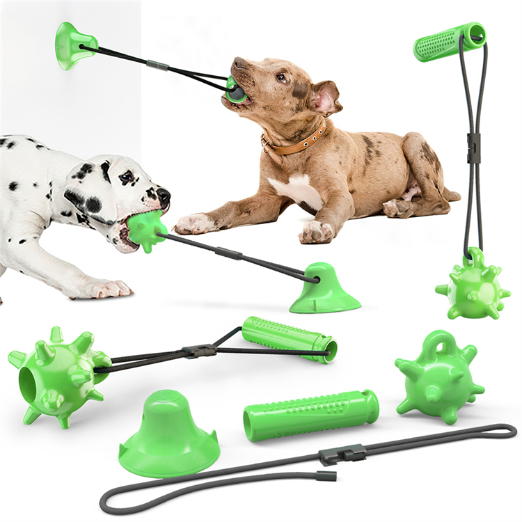 Pet Molars Chew Gum And Cleansing Sucker Drawstring Ball 3 Sets Of Outdoor Training Pet Toys