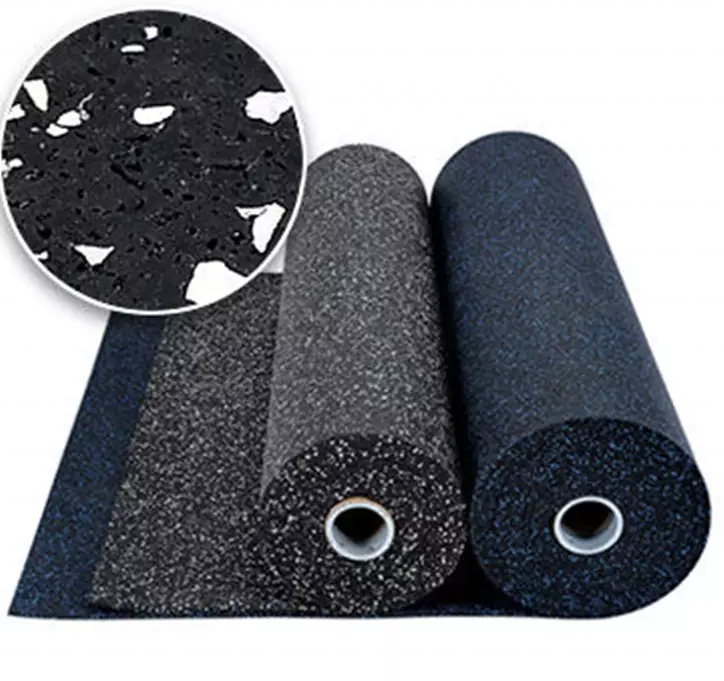 High Quality 2-10mm EPDM Rubber Flooring Rolls Rubber Mat Roll for home gym room