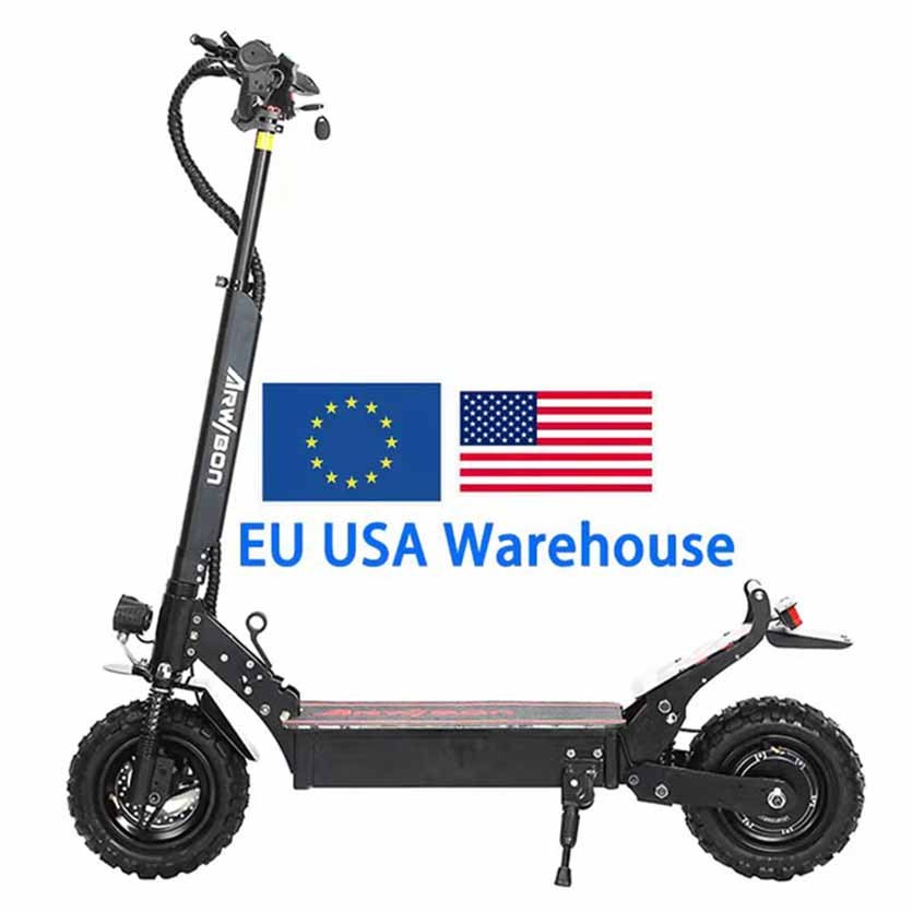 New Cheap Adults 55kmh Fast Electric Scooter 11inch Scoters Electronic Scooters Dualtron E-scooter