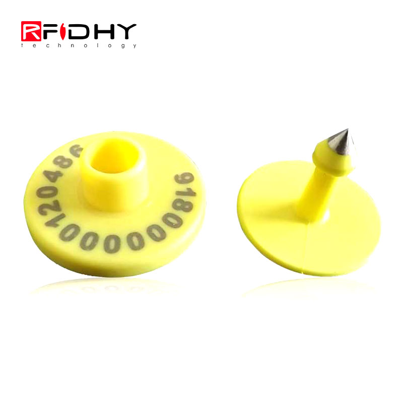 RFID животное ушной тег 134,2/125 кГц ISO 11784 ISO 11785 свинья ушной тег