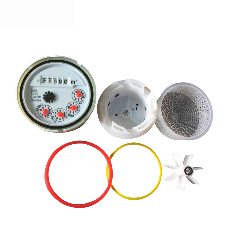 Многоструйный пластиковый счетчик воды DN15mm