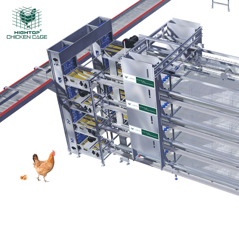 HIGHTOP Kenya Market Automatic Layer 3 Tiers 4 Tiers H Type Poultry Breeding Equipmen Battery Chicken Cage